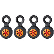 Ergodyne 3740 Hand Tool Attachment Trap - Slips, 0.8" x 4", Orange/Black, ABS, 4-Pack