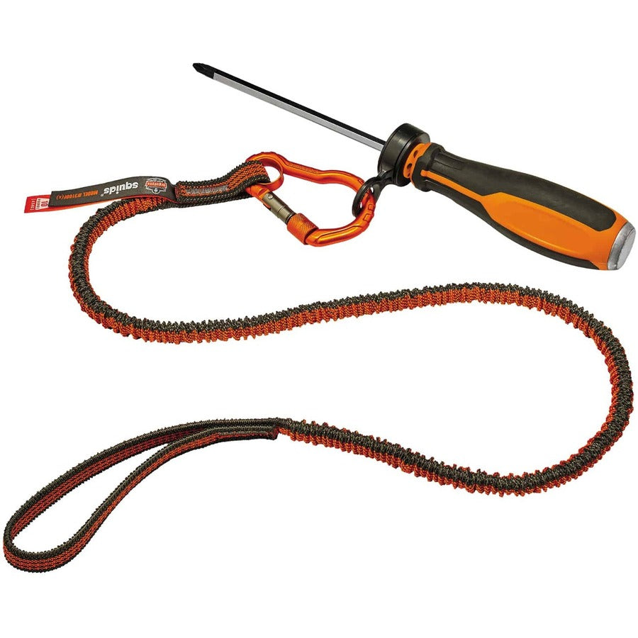 Ergodyne 3740 Hand Tool Attachment Trap - Slips, 0.8" x 4", Orange/Black, ABS, 4-Pack
