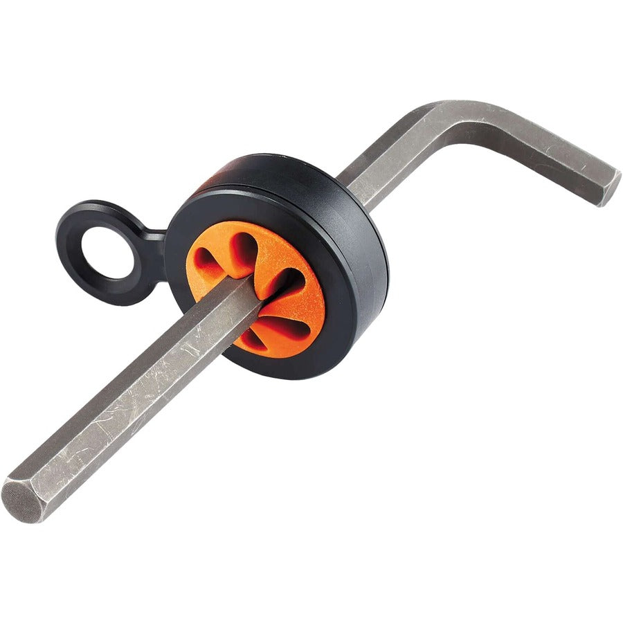 Ergodyne 3740 Hand Tool Attachment Trap - Slips, Orange/Black, ABS, 0.8" x 4", 4-Pack