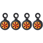 Ergodyne 3740 Hand Tool Attachment Trap - Slips, Orange/Black, ABS, 0.8" x 4", 4-Pack