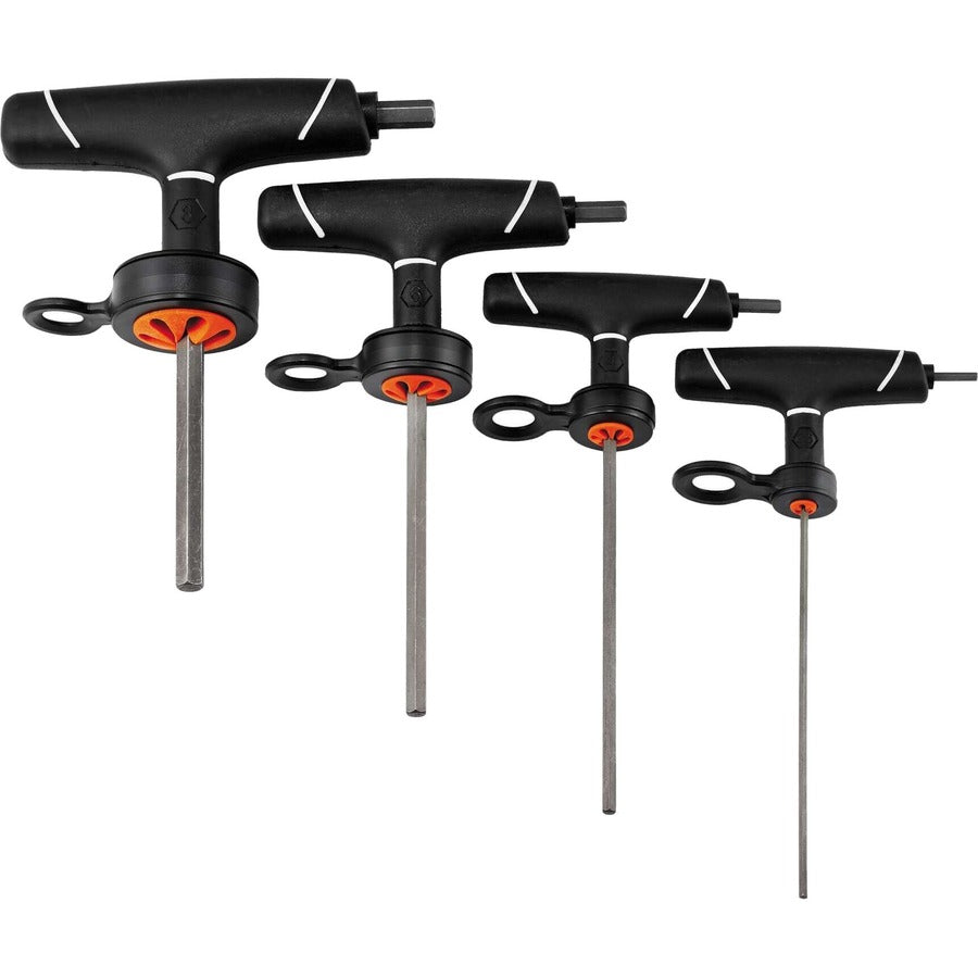Ergodyne 3740 Hand Tool Attachment Trap - Slips, Orange/Black, ABS, 0.8" x 4", 4-Pack
