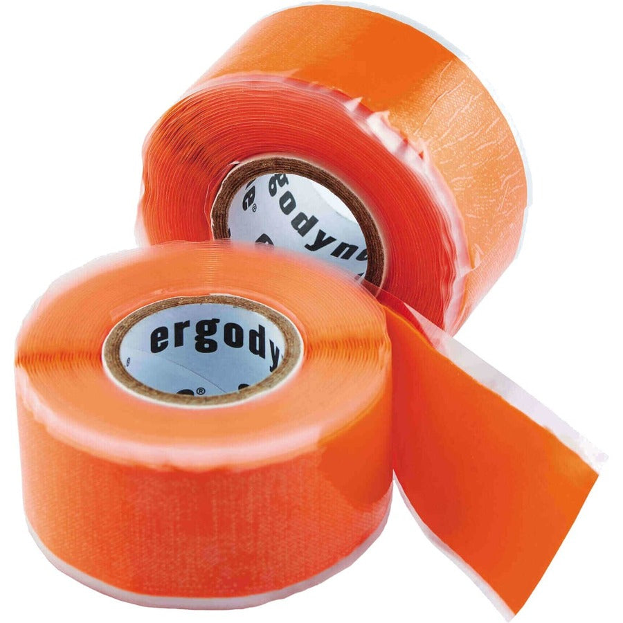 Ergodyne 3755 Self-Adhering Tape Trap - 12 ft Length - Orange - Fiberglass - 1 Each