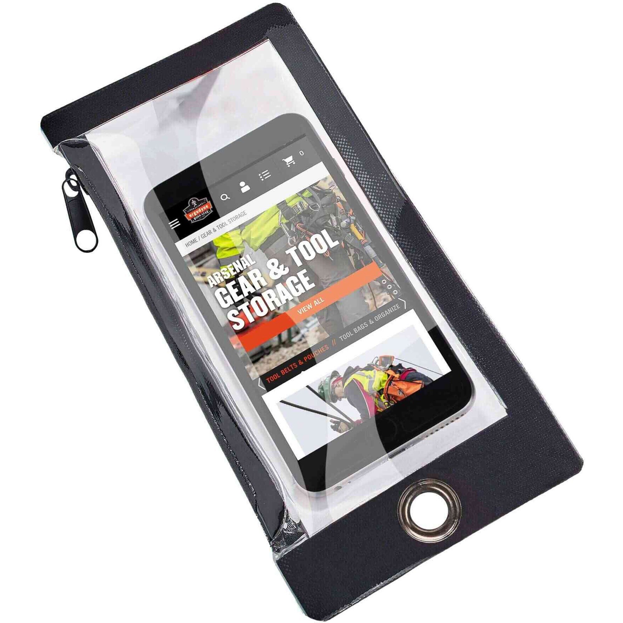 For Smartphone - Clear - Rain Resistant, Snow Resistant, Dirt Resistant, Dust Resistant, Sand Resistant, Drop Resistant, Water Resistant - Tarpaulin - 1 Each