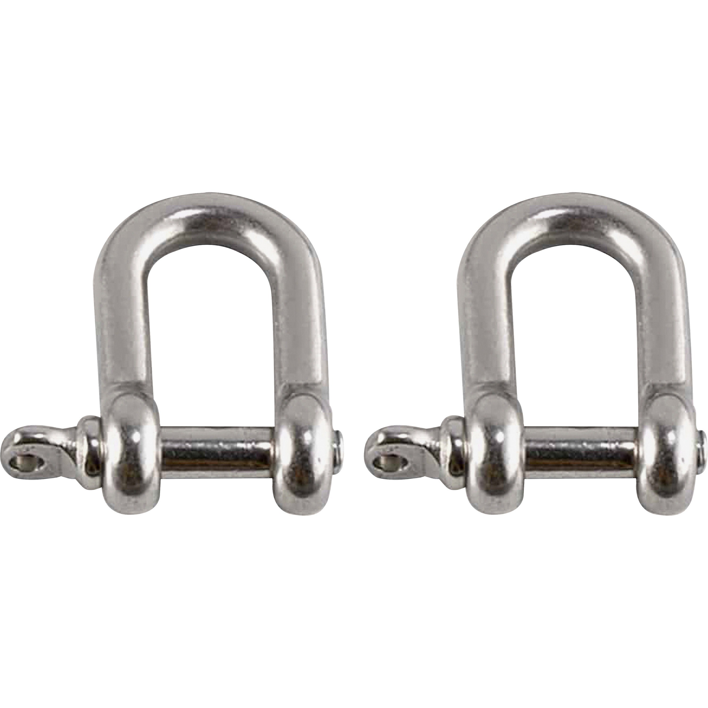 Ergodyne 3790 Tool Shackle, Stainless Steel, 0.5" Height x 4.5" Width, 2-Pack