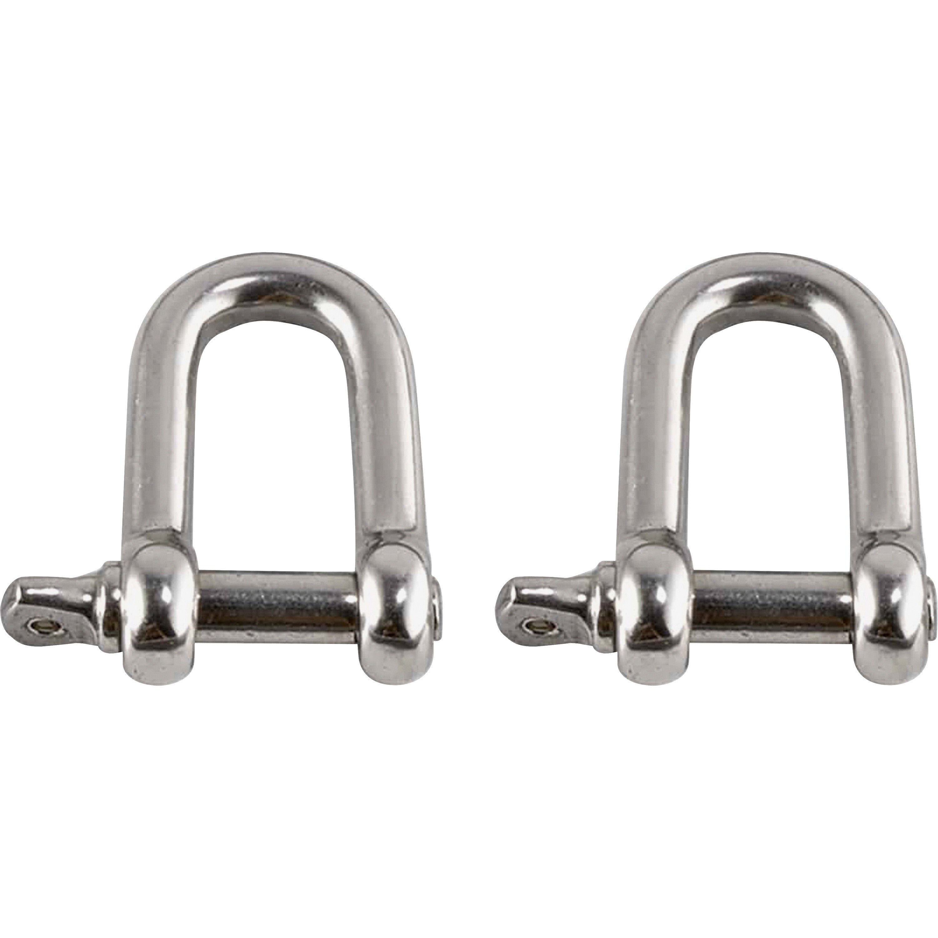 Ergodyne 3790 Tool Shackle, Stainless Steel, 0.5" Height x 4.5" Width, 2-Pack