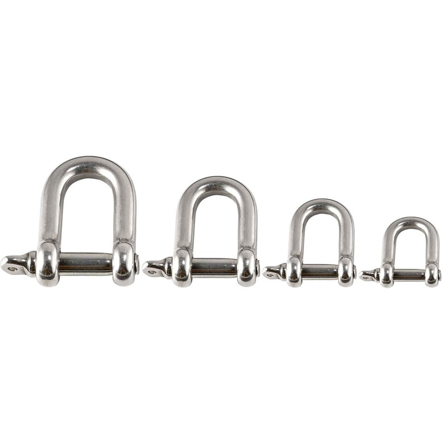 Ergodyne 3790 Tool Shackle, Stainless Steel, 0.6" Height x 4.3" Width, 2-Pack