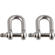 Ergodyne 3790 Tool Shackle, Stainless Steel, 0.6" Height x 4.3" Width, 2-Pack