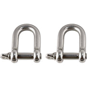 Ergodyne 3790 Tool Shackle, Stainless Steel, 0.6" Height x 4.3" Width, 2-Pack
