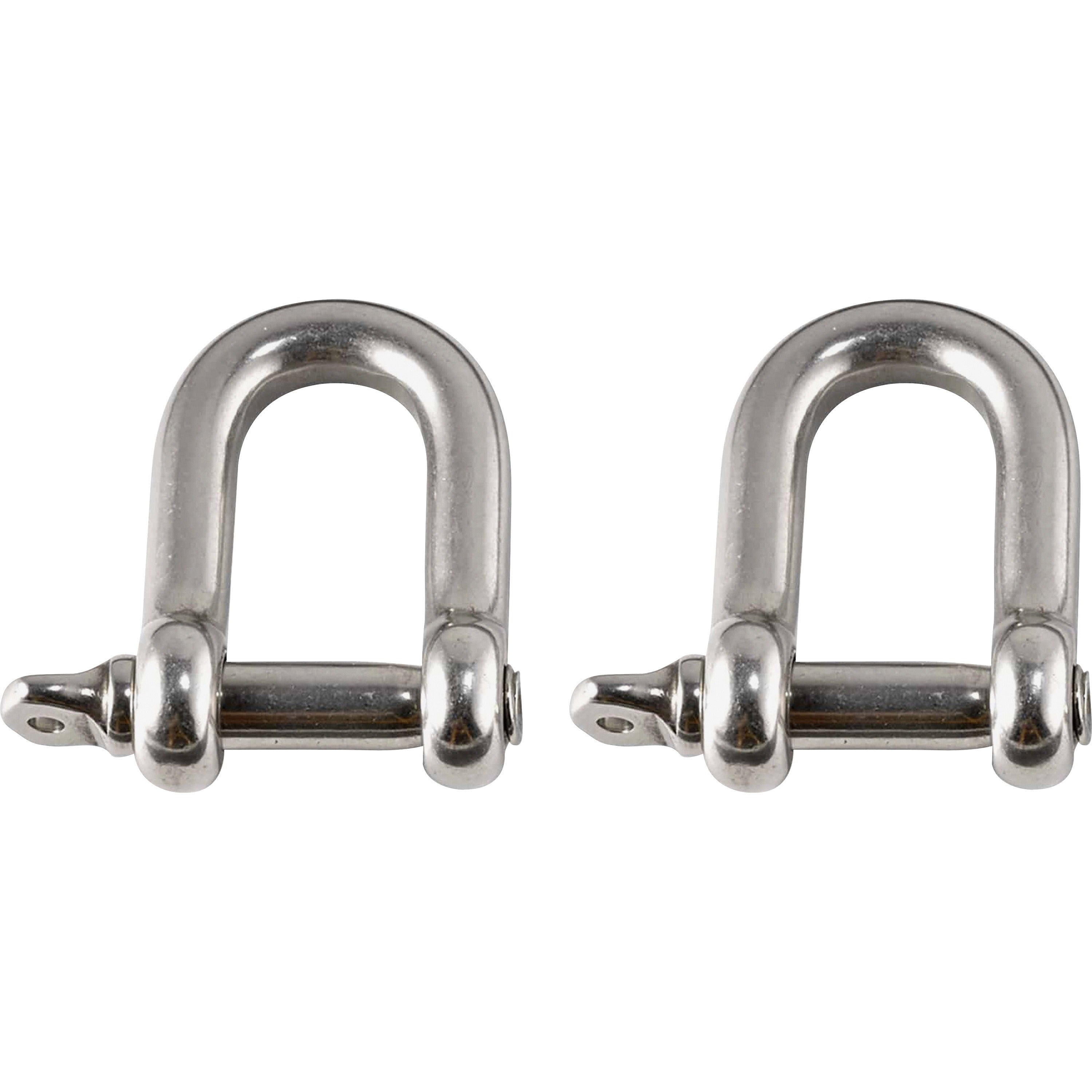 Ergodyne 3790 Tool Shackle, Stainless Steel, 0.6" Height x 4.3" Width, 2-Pack
