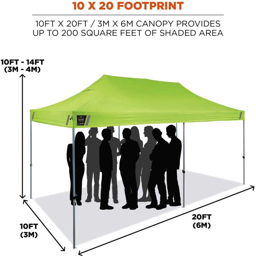 Canopy StyleLime - Acrylonitrile Butadiene Styrene (ABS), Plastic, Polyester, Polyurethane - Steel Frame