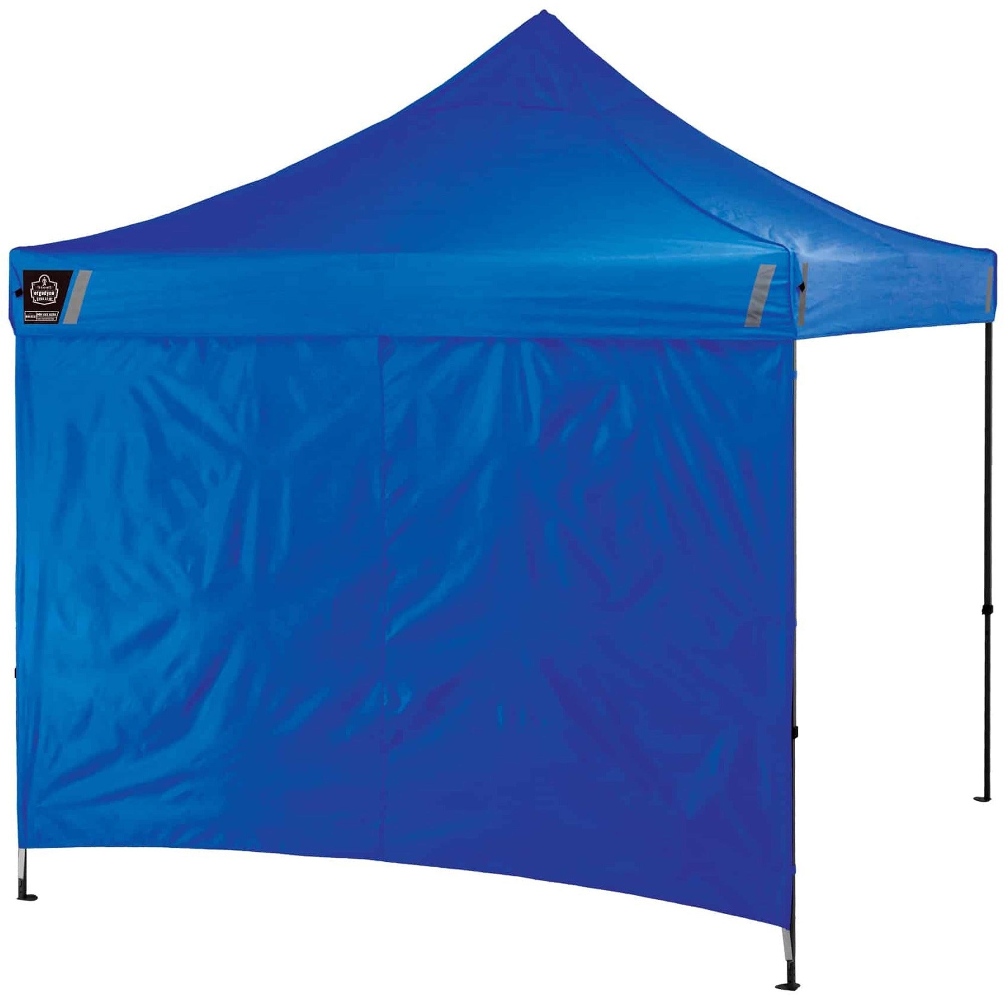 Ergodyne Shax 6098 Pop-up Tent Sidewall, Blue, 10ft x 10ft (1 Each)
