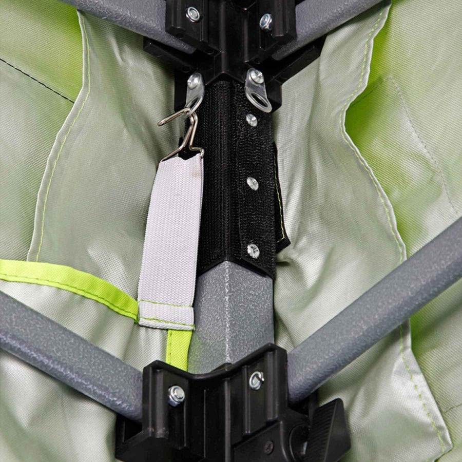 Ergodyne Shax 6098 Pop-up Tent Sidewall, 10ft x 10ft (3m x 3m), Lime, 1 Each