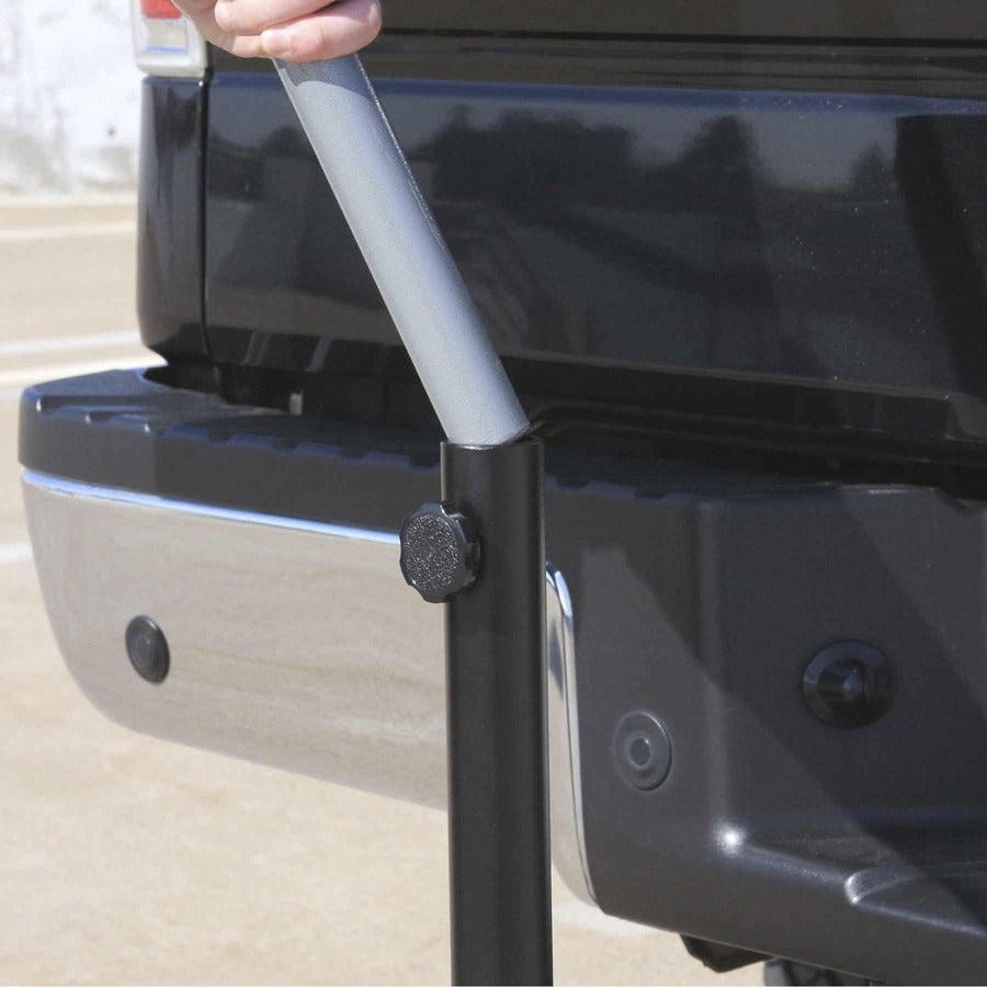 Ergodyne Shax 6193 Vehicle Trailer Hitch Mount for Umbrella, Trailer Hitch - Black
