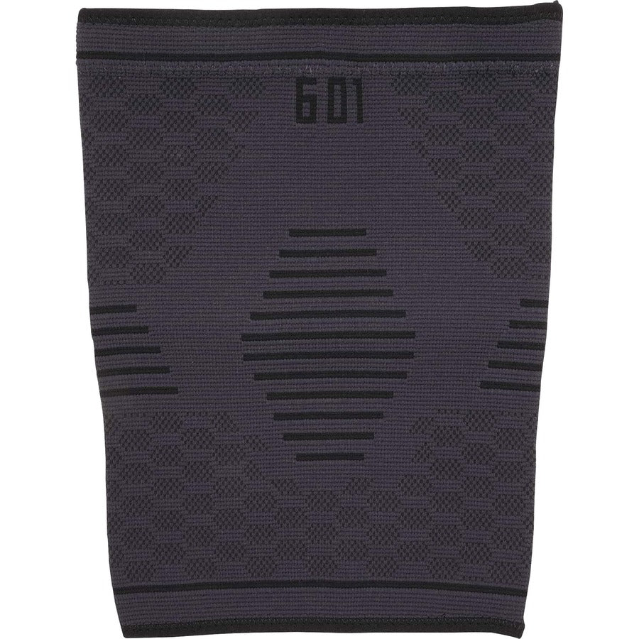 Ergodyne ProFlex 601 Knee Compression Sleeve - 14.17" to 16.54" Knee Circumference - Black - Silicone, Elastic - 1 Each