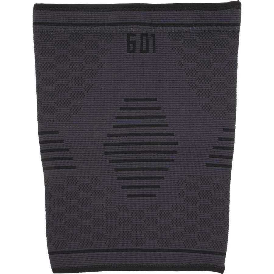 Ergodyne ProFlex 601 Knee Compression Sleeve - 20.08" to 22.83" Knee Circumference - Black - Silicone, Elastic - 1 Each