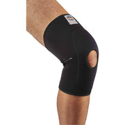 Ergodyne ProFlex 615 Knee Sleeve with Open Patella/Anterior Pad, Black, Neoprene/Spandex, Extra Large (XL), 1 Each