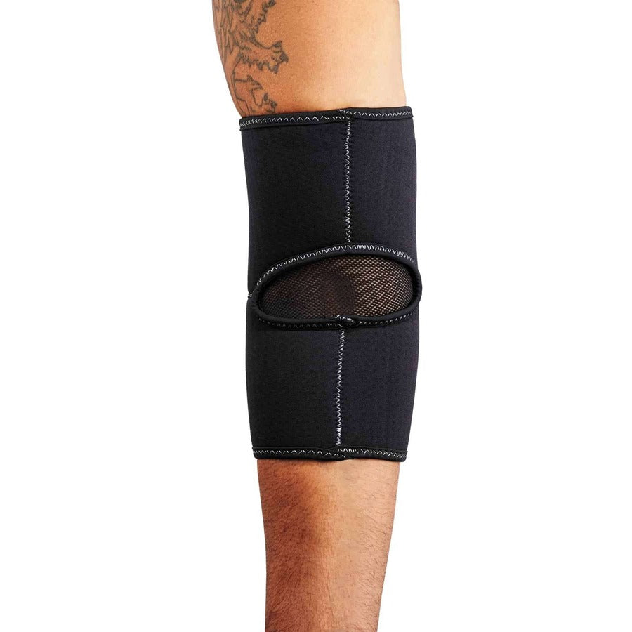 Ergodyne ProFlex 650 Neoprene Elbow Sleeve, Small, 9"–10" Circumference, Black, Neoprene/Spandex, 1 Each
