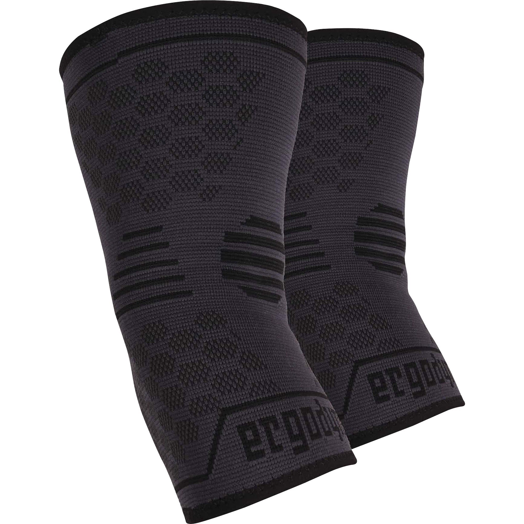 Ergodyne ProFlex 651 Elbow Compression Sleeve, Small, 9.06"–10.63" Elbow Circumference, Black, Elastic, 1 Each