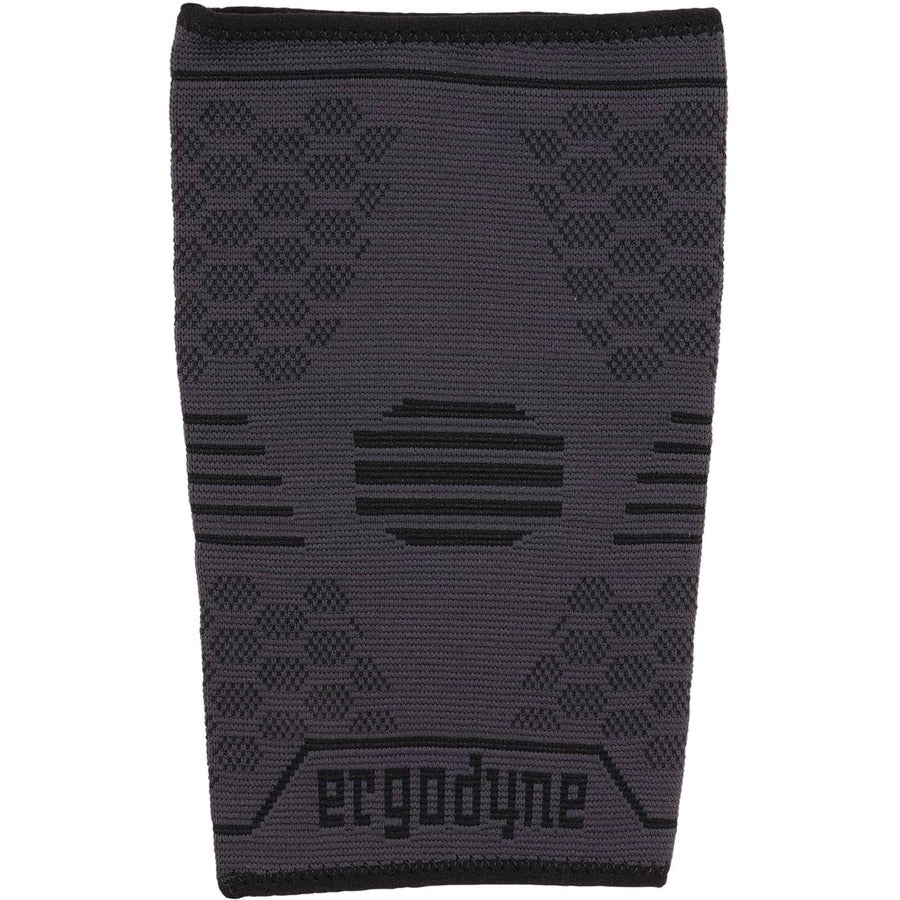 Ergodyne ProFlex 651 Elbow Compression Sleeve, Medium, 11.02"–12.60" Elbow Circumference, Black, Elastic, 1 Each