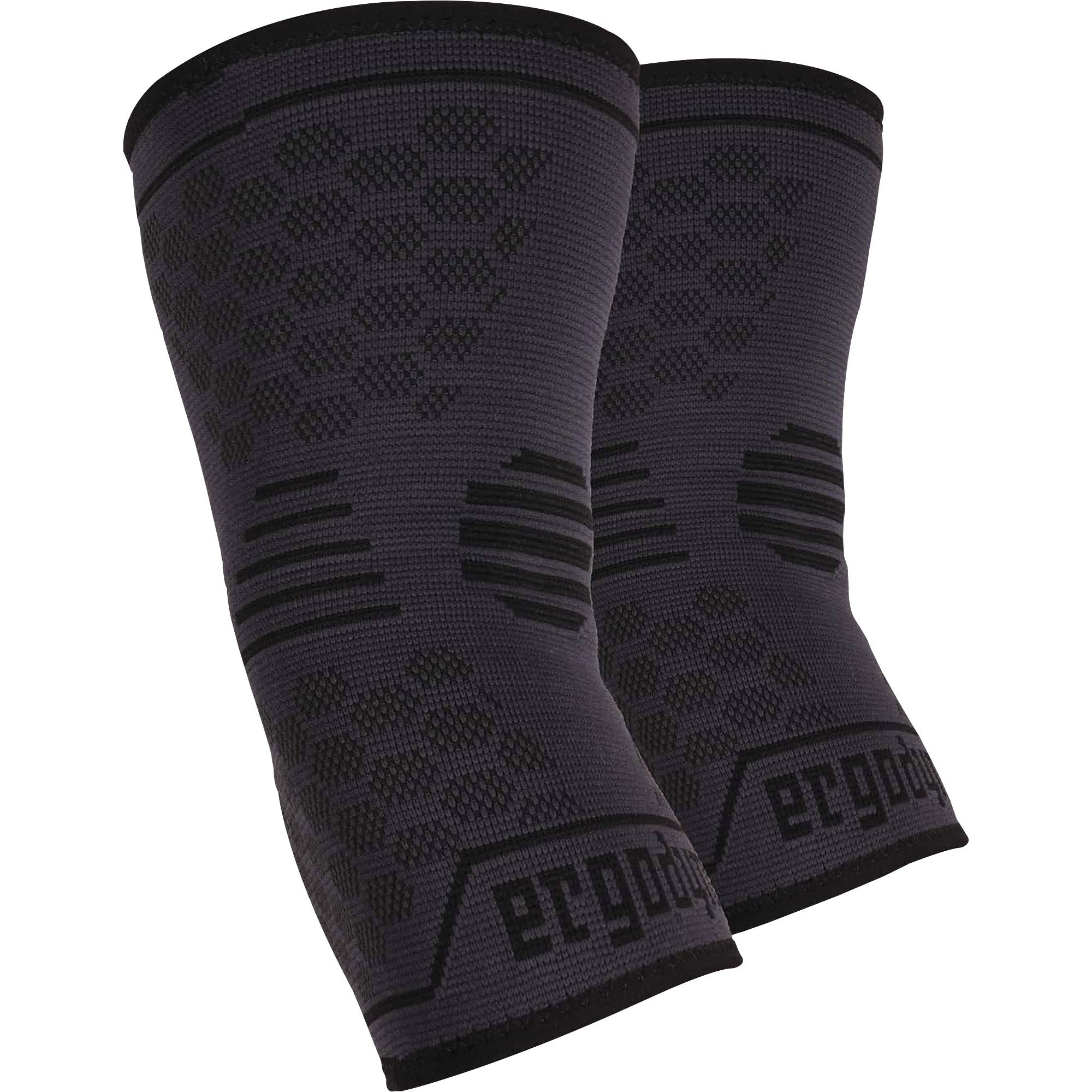 Ergodyne ProFlex 651 Elbow Compression Sleeve, Large, 12.99"–14.96" Circumference, Black, Elastic, 1 Each