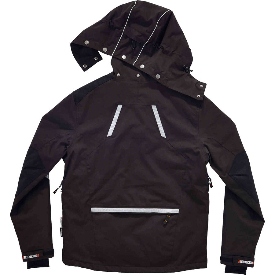 Ergodyne 6466 Thermal Jacket, Extra Large (XL), Black Nylon, 1 Each