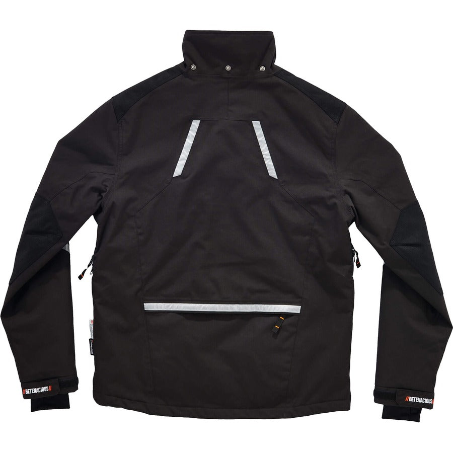 Ergodyne 6466 Thermal Jacket, Extra Large (XL), Black Nylon, 1 Each