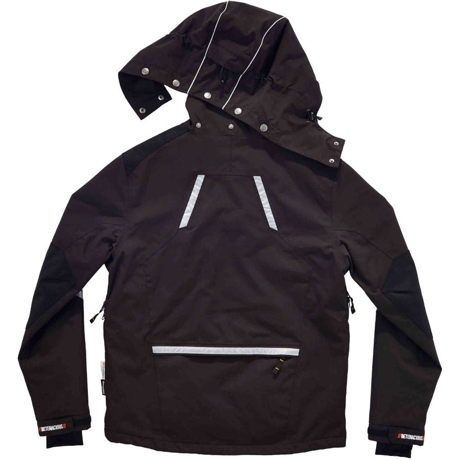 Ergodyne 6466 Thermal Jacket, 2XL, Black, Nylon, Pack of 1