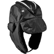 Ergodyne 6802Z Zippered Trapper Hat, Large/Extra Large, Black, Nylon/Oxford Nylon, 1 Each