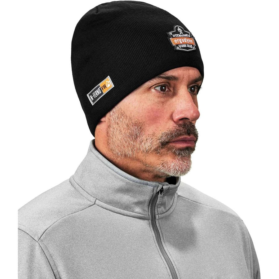 Modacrylic Cotton, Modacrylic Cotton Fleece - Black