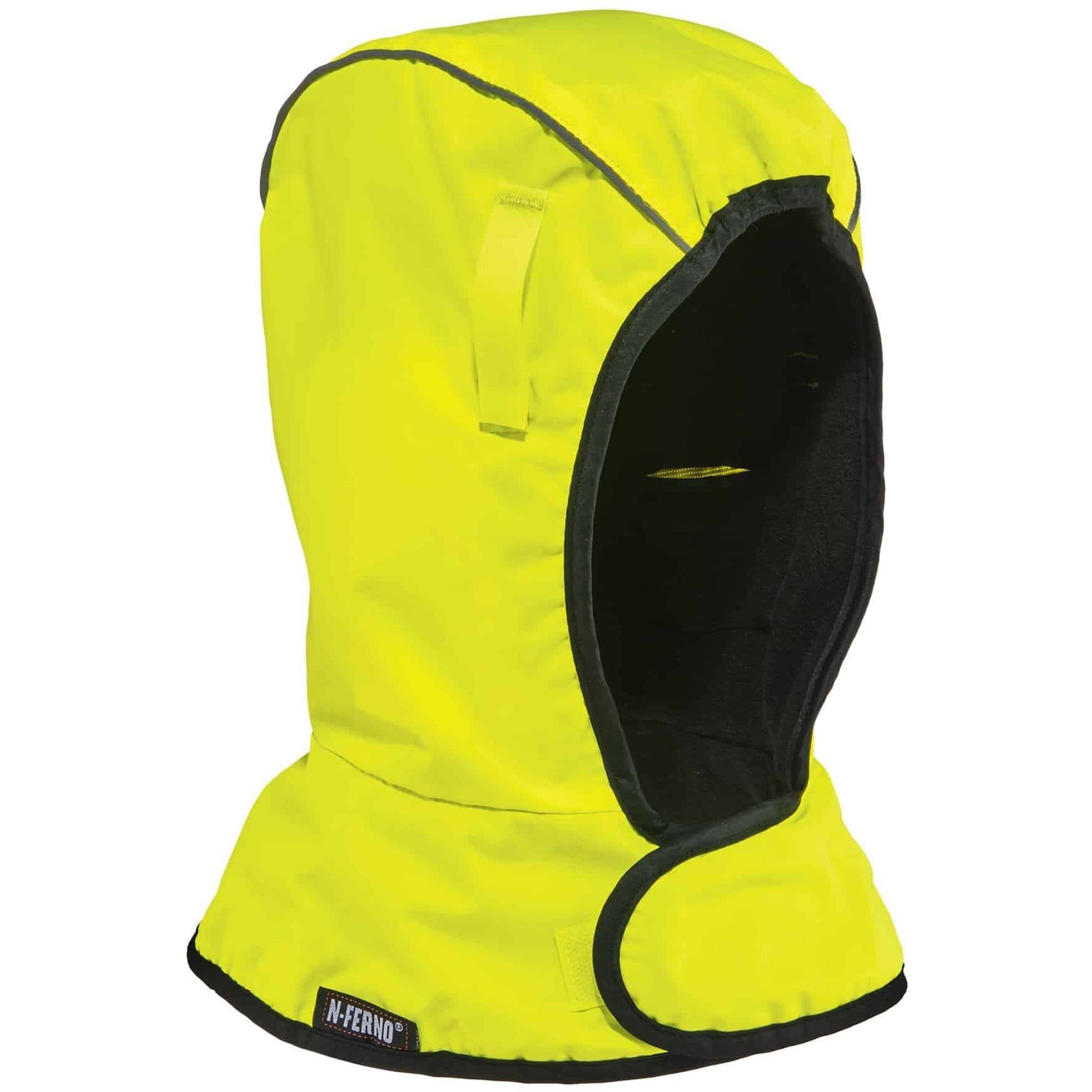 Ergodyne 6842 Shoulder 2-Layer Econo Winter Liner, Polyester/Polyurethane/Fleece, Lime, High Visibility, Water Resistant, Machine Washable, 12/Carton