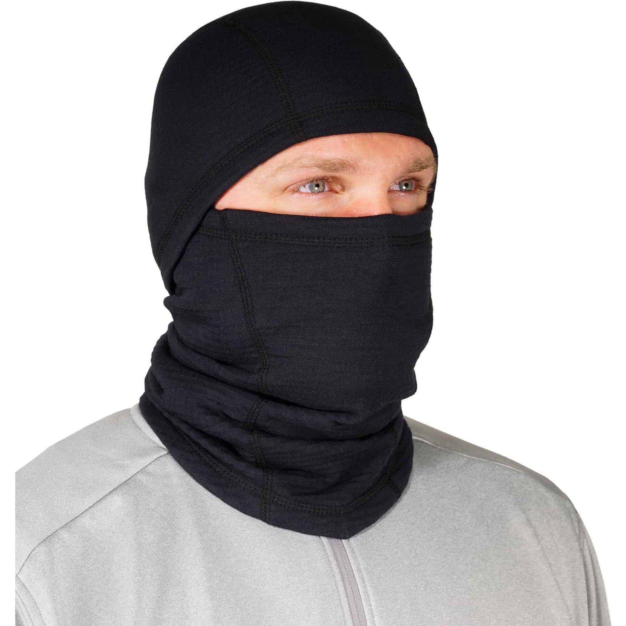 Ergodyne 6847 Flame-resistant Balaclava Face Mask, NFPA 70E / NFPA 2112, Black, 1 Each