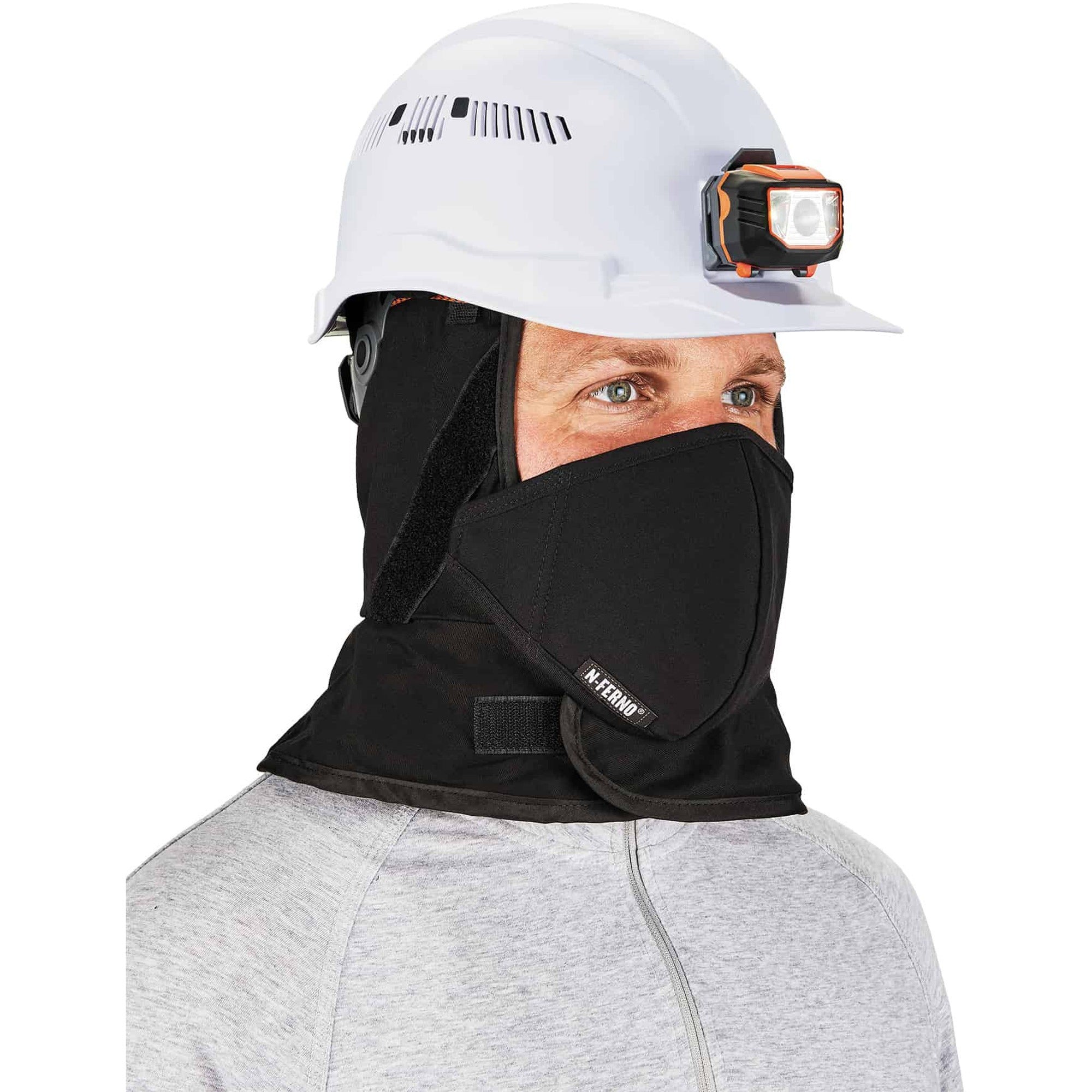 Polyester, Fleece, Foam, Elastic, Cotton - Black