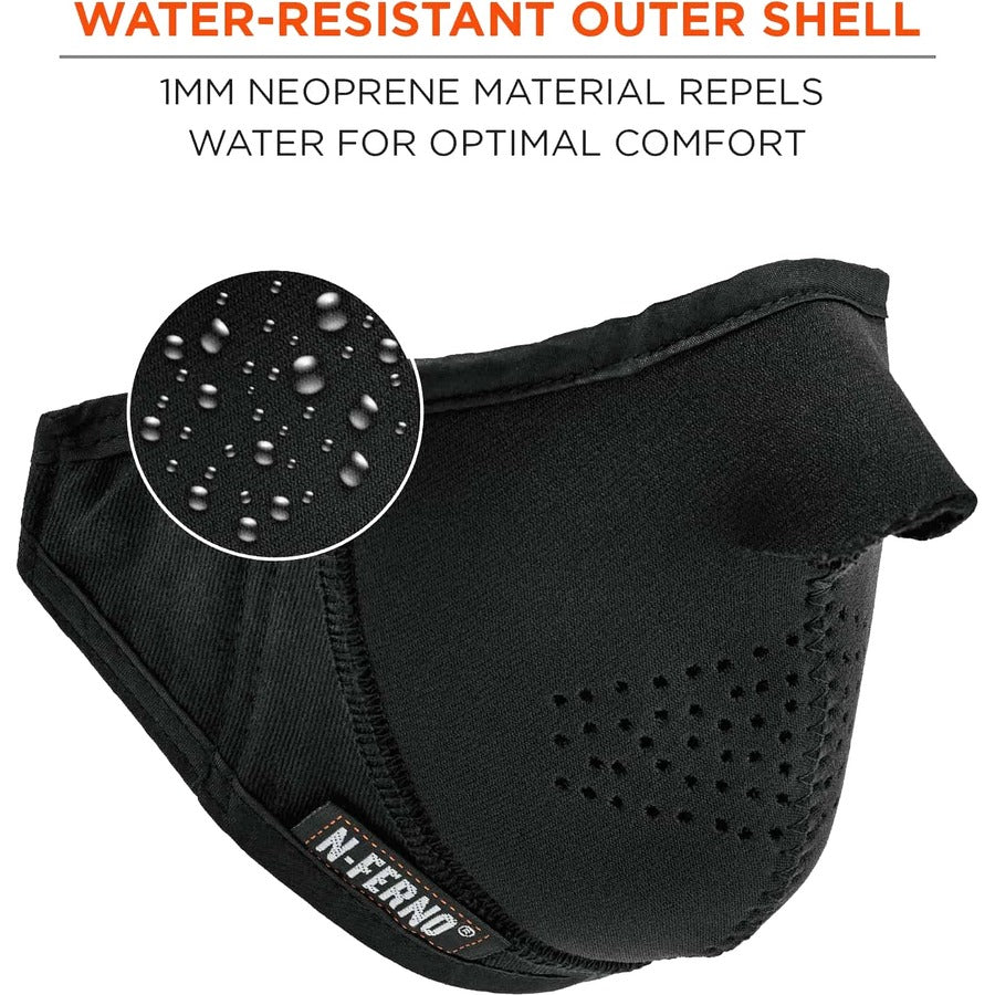 Neoprene, Fleece - Black