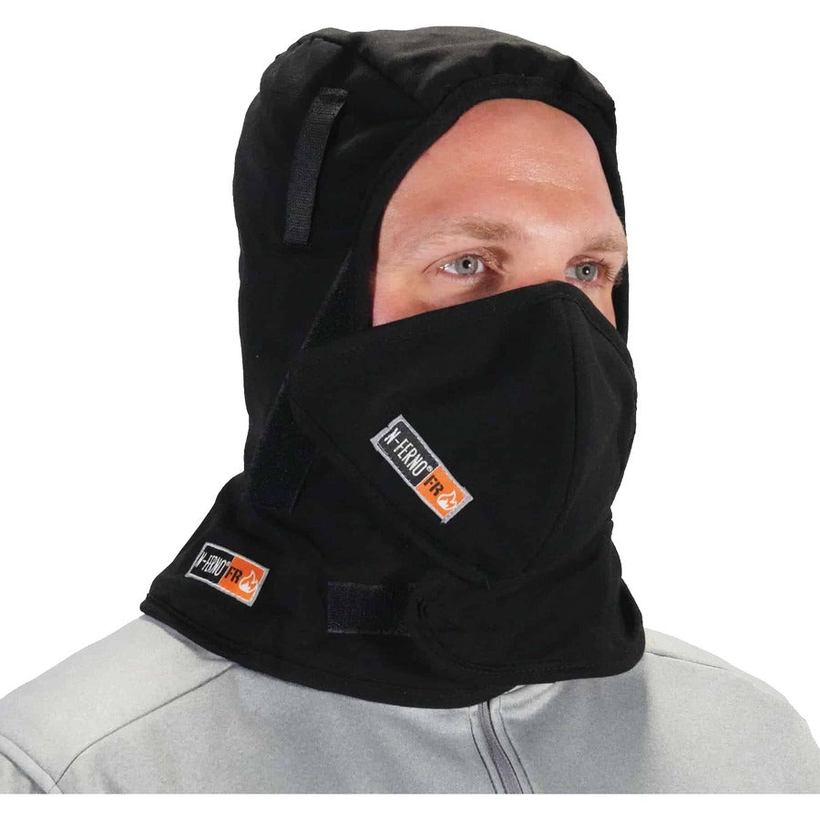 Modacrylic, Cotton - Black