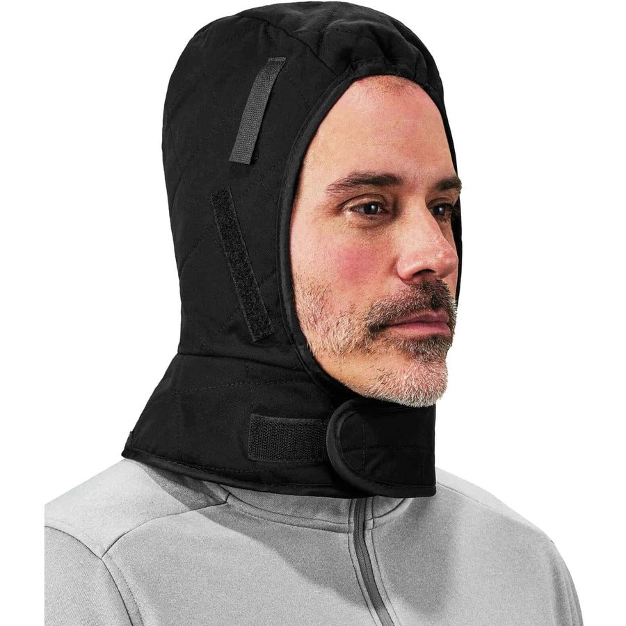 Foam, Modacrylic, Cotton, Polyester Fleece, Elastic - Black