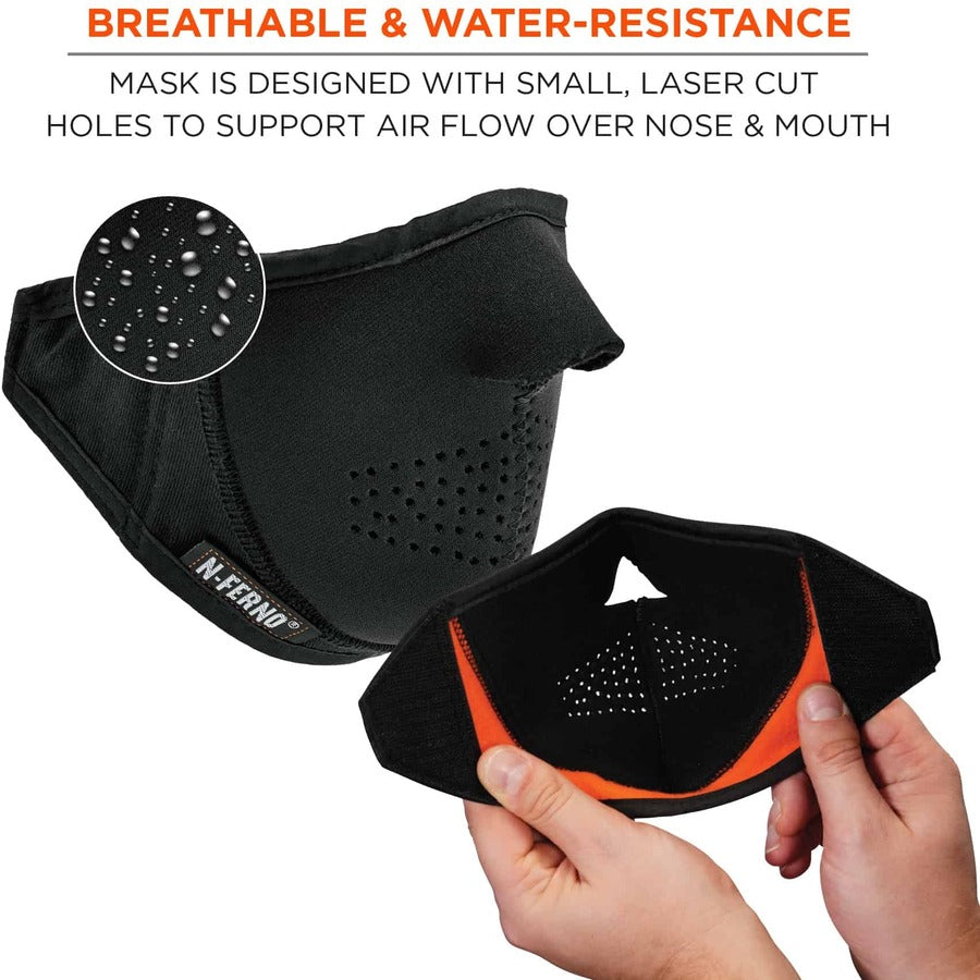 Ergodyne 6878 Winter Hard Hat Liner w/ Neoprene Mouthpiece Kit - 3-Layer