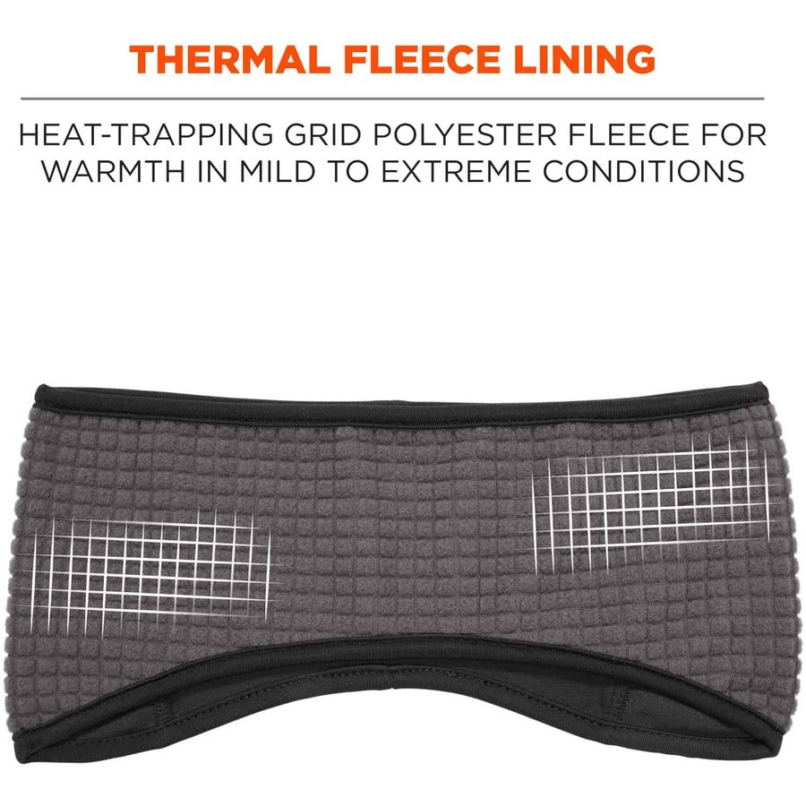 Adjustable - 8.5" Height x 0.5" Width x 7.3" Length - Black - Spandex, Polyester, Fleece - 1 Each