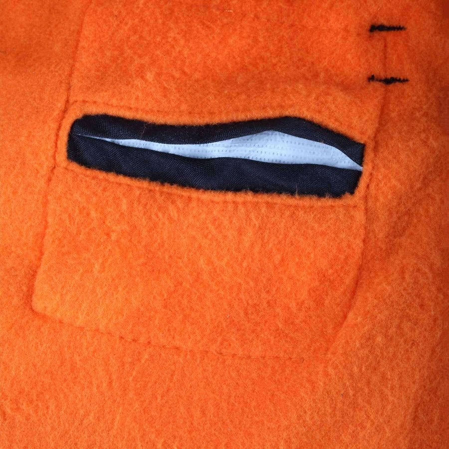 Modacrylic, Cotton, Fleece - Black