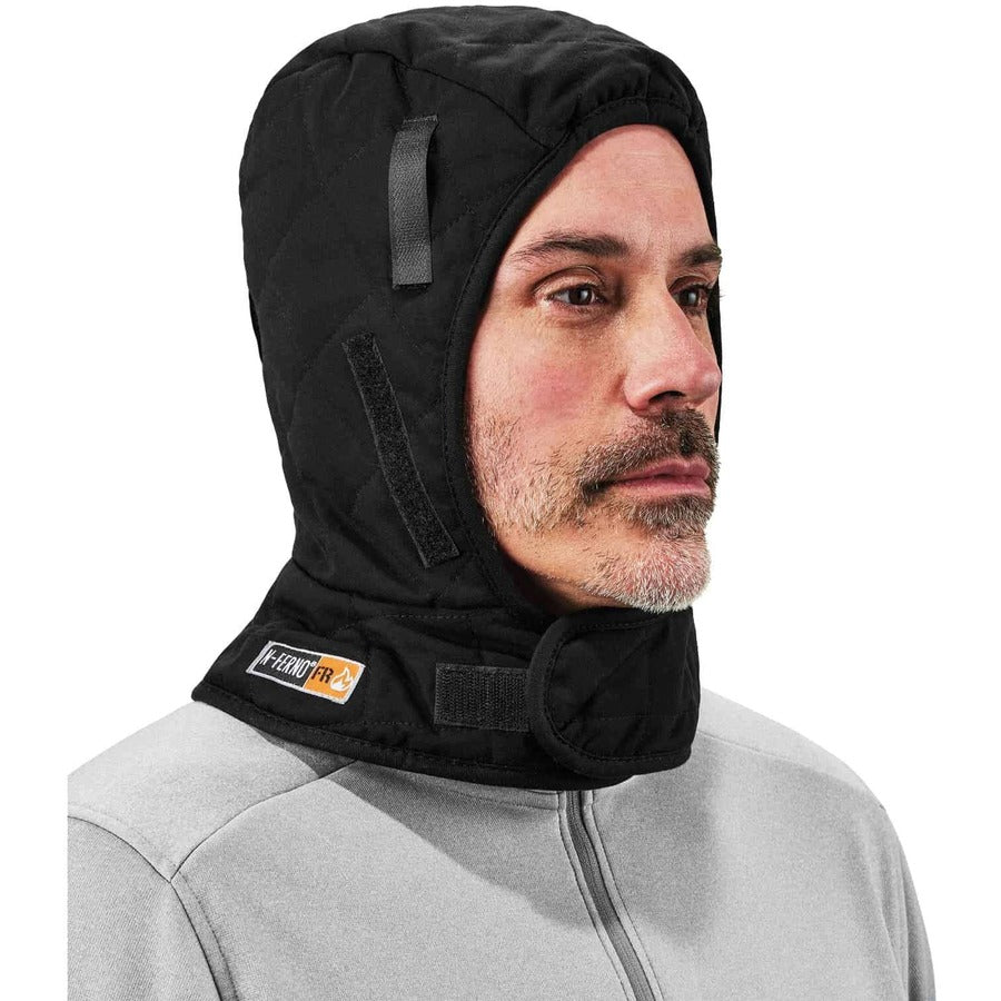 Modacrylic, Cotton, Fleece - Black