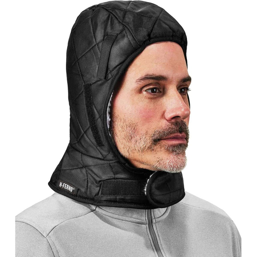 Polyester, Nylon, Foam, Elastic - Black