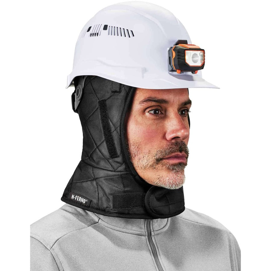 Polyester, Nylon, Foam, Elastic - Black