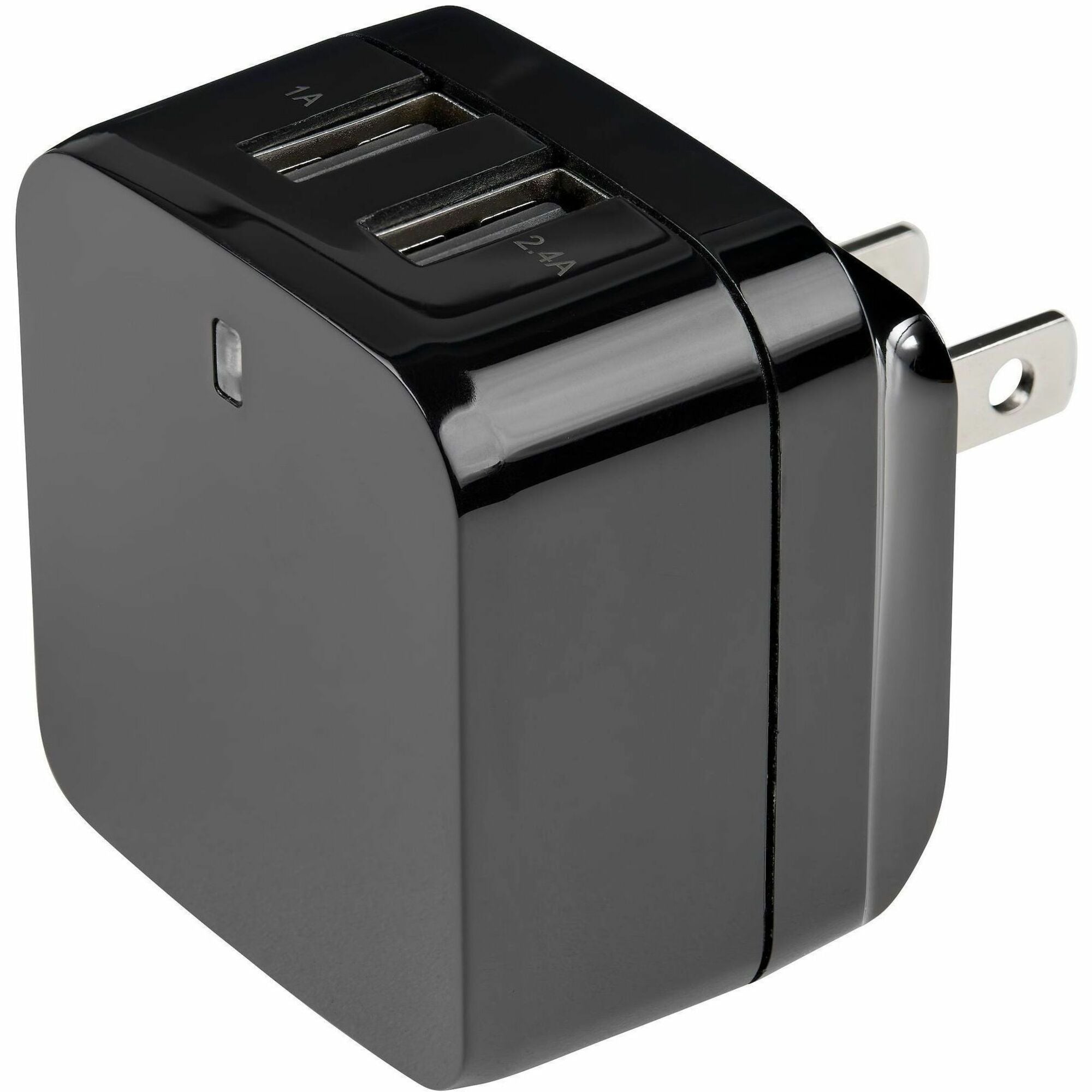 StarTech.com AC Adapter, 17W, 120V/230V AC Input, 5V DC Output, 2.40A, Dual USB Ports, Black, 1 Each