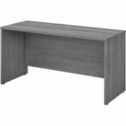 Bush Business Furniture Studio C 60W x 24D Credenza Desk, Platinum Gray, Thermofused Laminate, 29.8"H x 59.5"W x 23.4"D, 1 Each