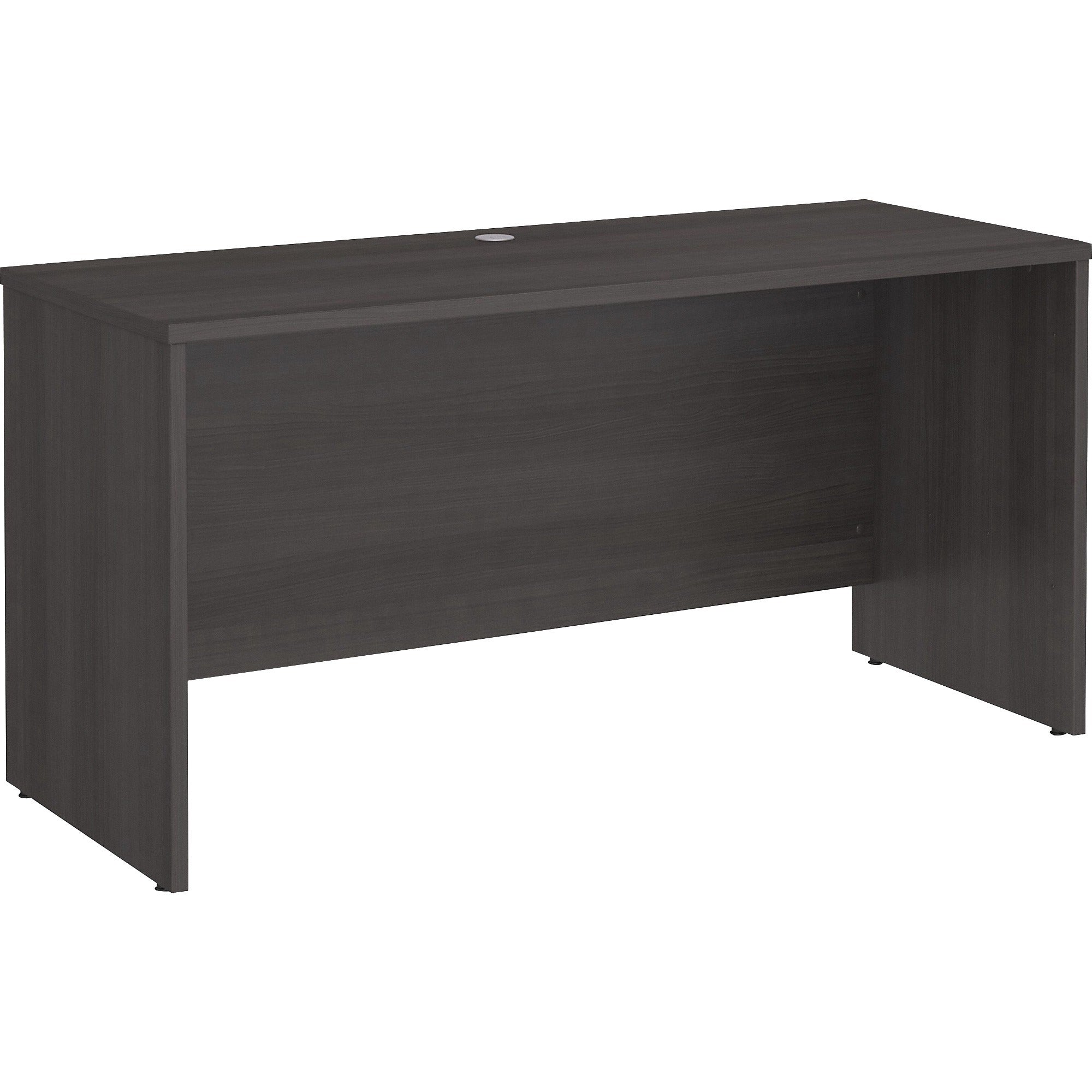 Bush Business Furniture Studio C 60W x 24D Credenza Desk, Storm Gray, Thermofused Laminate, 29.8"H x 59.5"W x 23.4"D, 1 Each