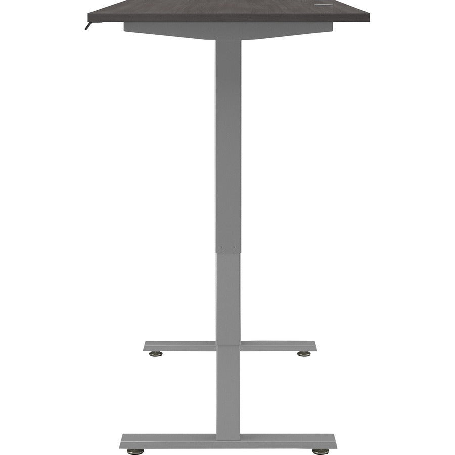 Bush Business Furniture Move 40 Series 60w x 30d Electric Height Adjustable Standing Desk, Storm Gray Top, Silver T-Shaped Base, 176 lb Capacity, 28.17"–48.24" Height Range, 1 Each