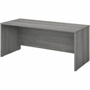 Bush Business Furniture Studio C 72W x 30D Office Desk, Platinum Gray, Thermofused Laminate, 29.8" H x 71" W x 29.4" D, 1 Each