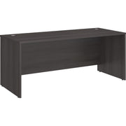 Bush Business Furniture Studio C 72W x 30D Office Desk, Storm Gray, Thermofused Laminate, 29.8"H x 71"W x 29.4"D, 1 Each