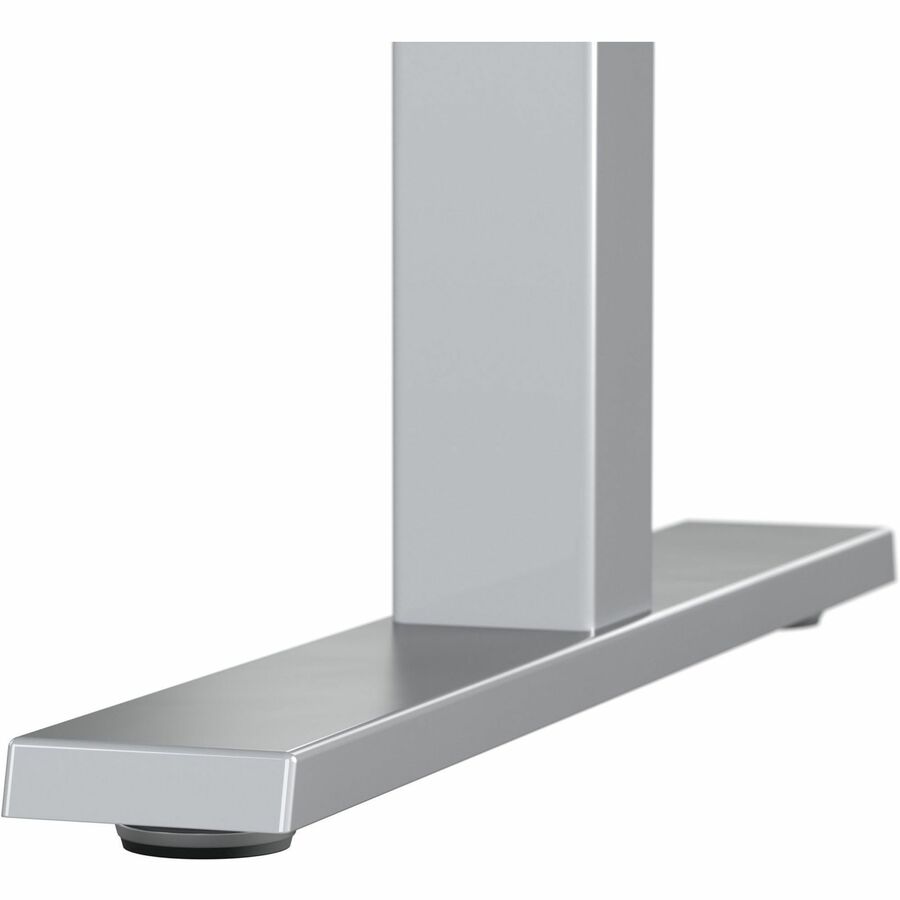 Bush Business Furniture Move 40 Series 72w x 30d Electric Height Adjustable Standing Desk, Hansen Cherry Top, Silver T-Shaped Base, 176 lb Capacity, 28.17"–48.24" Height Range, 1 Each