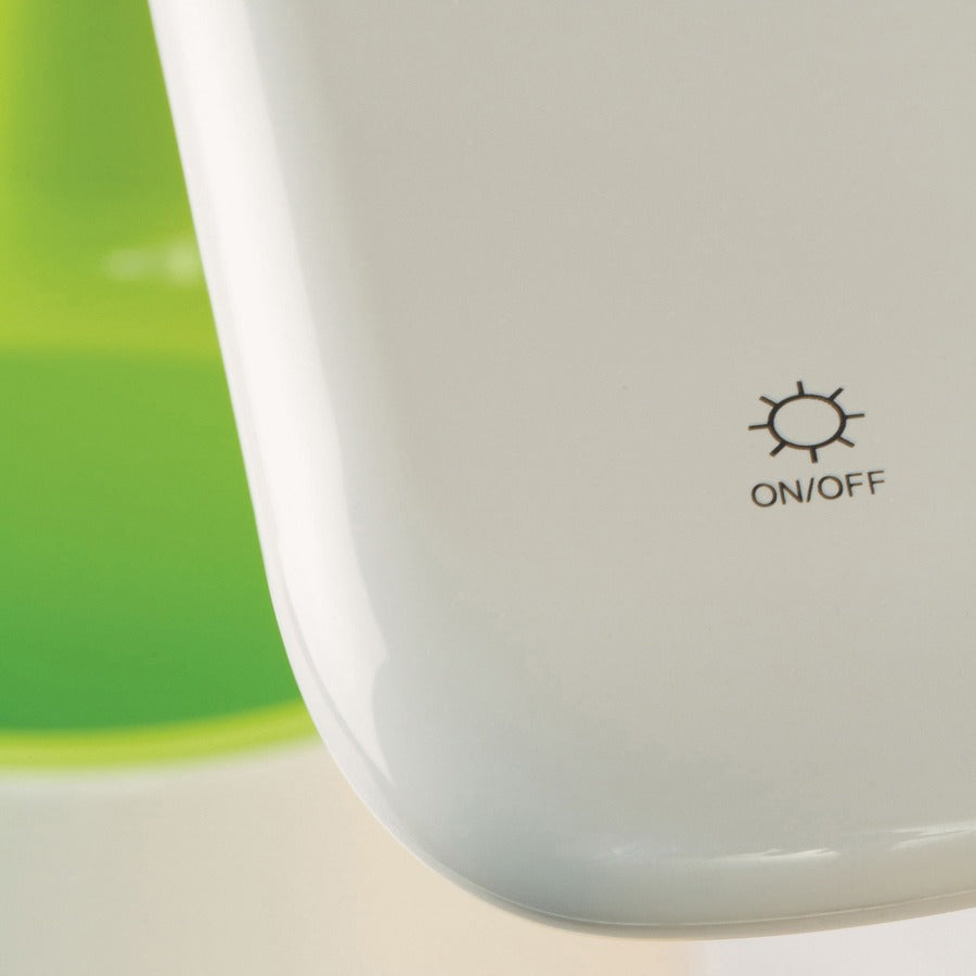 OttLite Desk Lamp, LED, White/Green, Desk Mountable, Touch Switch, Adjustable Height, 1 Each