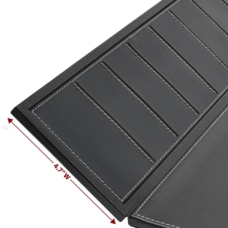 Dacasso Leather Folding Side Rails Desk Mat